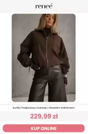 Renee magazyn tydzień 41 Strona 10: Kurtka Przejściowa Oversize z Wysokim Kołnierzem €229,99
