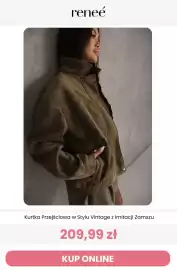 Renee magazyn tydzień 41 Strona 6: Kurtka Przejściowa w Stylu Vintage z Imitacji Zamszu €209,99