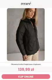 Renee magazyn tydzień 41 Strona 8: Pikowana Kurtka Przejściowa z Kapturem €139,99