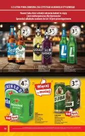 Arhelan gazetka Strona 14: Piwo Żubr €3,89, Piwo Heineken, 0% €4,79