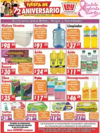 Folleto Casa Ley semana 41 Página 3: Awesome Líquido Desengrasante €46,28, Garrafón De Plástico para Agua €91,53