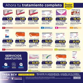 Catálogo FarmaTodo semana 41 Página 12: Amlodipina 10mg €2.400,00, Pulmolet 200mcg /Dosis Via Inhalatoria Oral €15.950,00
