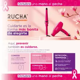 Catálogo FarmaTodo semana 41 Página 8: & Octubre una mano al pecho RUCHAⓇ PROFESSIONALE J-311035672 Cuidarte es la forma más