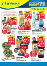 Lewiatan gazetka tydzień 41 Strona 1: Chipsy Lay's Oven Baked €5,99, Piwo Kasztelan* €2,69