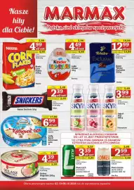 Marmax gazetka Strona 1: Jajko Kinder Miespodzianka €4,49, Kawa Tchibo Exclusive €12,99