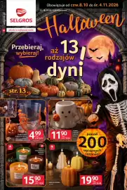 Selgros gazetka Strona 1: Świeca zapachowa w szkle €15,90, Kubek z ręką szkieletem €4,99