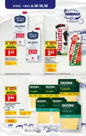 Biedronka gazetka Strona 3: Mleko UHT 3,2% Łaciate €2,25, Mleko UHT Mleczna Dolina €1,99