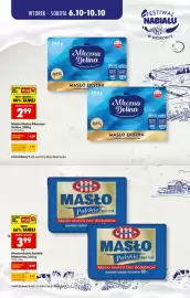 Biedronka gazetka Strona 4: WTOREK - SOBOTA 6.10-10.10 200g 82% Mleczna Dolina POLSKIE MLEKO PORCJA 10g 100 g PRODUKTU