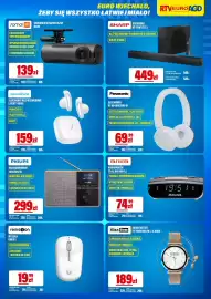 RTV EURO AGD gazetka Strona 3: Philips Radioodbiornik TAR5505/10 €299,00, Sharp Soundbar HT-SBW312 2.1 €449,00