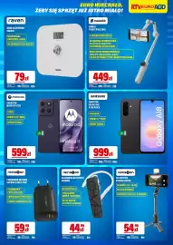 RTV EURO AGD gazetka Strona 7: Waga Łazienkowa Raven EW005X €79,00, Selfie Stick Ess010x Tripod Reinston €54,99