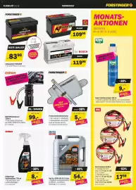 Forstinger Flugblatt Seite 3: Sonax Felgenbeast Sonderedition €8,00, OSRAM BATTERYjumpstart 1500 A €99,00