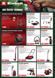 Einhell leták Strana 6: Akku zametač te-sw 18/610 li-solo €5.090,00