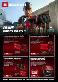 Einhell leták Strana 1: Einhell professional aku vysavač €3.790,00, Einhell professional aku vrtací kladivo €4.190,00