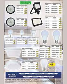 Unimet gazetka Strona 4: Naświetlacz LED Zenit IP65 €12,90, Lampa LED UFO SYRIUSZ 6500K €99,00