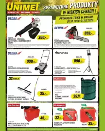 Unimet gazetka Strona 1: Zamiatarka Ręczna 650MM 18L €339,00