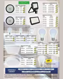 Unimet gazetka Strona 4: Naświetlacz LED Zenit IP65 €12,90, Lampa LED UFO SYRIUSZ 6500K €99,00