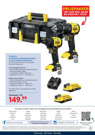 Kluswijs folder week 41 Pagina 8: Stanley schroefklopboormachine + slagschroevendraaier €149,99