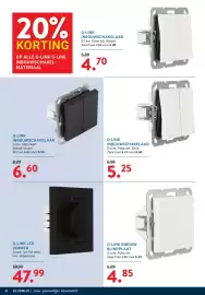 Kluswijs folder week 41 Pagina 4: Q-LINK INBOUWSCHAKELAAR €5,25, Q-LINK INBOUW BLINDPLAAT €4,85