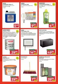BayWa Prospekt Seite 15: Arcol Scheibenklar Winter Fertiggemisch €5,49, Impos LED-Strahler €14,99