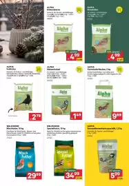 BayWa Prospekt Seite 19: Alpha Futterhaferflocken €9,99, Alpha Sonnenblumenkerne €5,99