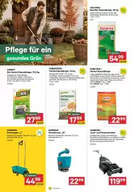BayWa Prospekt Seite 4: Substral Herbst-Rasendünger €29,99, Oscorna Rasendünger Rasaflor €54,99