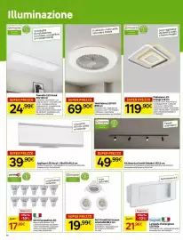 Volantino Leroy Merlin Pagina 14: Plafoniera LED Emingo L48 cm €119,90, Ventilatore LED Kili €69,90