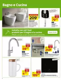 Volantino Leroy Merlin Pagina 6: Miscelatore cucina Start Clova €59,90, Piano cottura a induzione Midea €189,90