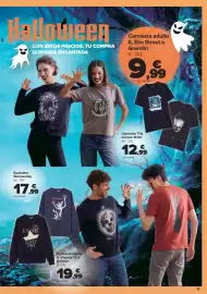 Folleto Carrefour Página 15: Sudadera Wednesday €17,99, Camiseta The Corpse Bride €12,99