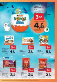 Folleto Carrefour Página 3: KitKat Halloween Break €2,66, Nestlé Cremositos Extrafinos €2,33