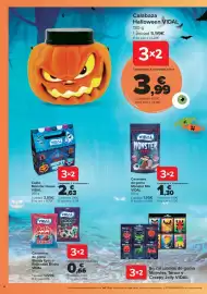 Folleto Carrefour Página 4: Vidal en caramelos de goma monster terror creepy jelly, Vidal monster mix €1,30