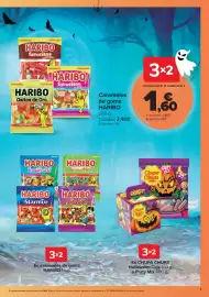 Folleto Carrefour Página 7: Chupa Chups Halloween Caja €39,95, Haribo caramelos de goma €1,60