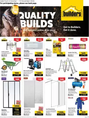Builders Warehouse (valid until 15-12)