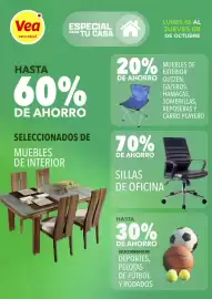 Catálogo Supermercados Vea Página 4: Vea cencosud ESPECIAL PARA TU CASA LUNES 05 AL JUEVES 08 DE OCTUBRE HASTA 60% DE AHORRO