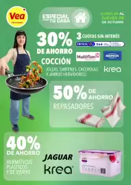 Catálogo Supermercados Vea Página 6: Vea cencosud ESPECIAL PARA TU CASA 30% DE AHORRO COCCIÓN LUNES 05 AL JUEVES 08 DE