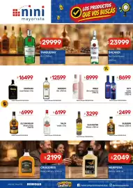 Catálogo Nini Mayorista semana 41 Página 20: Merle gin london dry €8.999,00, Bacardi ron carta blanca €23.999,00
