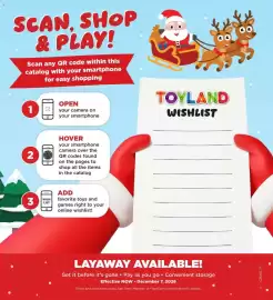 Mills Fleet Farm weekly ad Page 3: "I SCAN, SHOP & PLAY! Scan any QR code within this catalog with your smartphone for easy