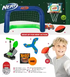 Mills Fleet Farm weekly ad Page 8: 00 8 NERF D SHOP NOW TRUERE OR NOTHING A NER F NERF NERF GEAR UP FOR NERF ACTION E NeRE