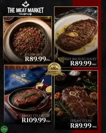 Take 'n Pay catalogue Page 19: BEEF BACKLEG SLICES €89,99, BEEF MINCE €89,99
