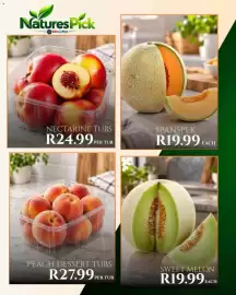 Take 'n Pay catalogue Page 4: Spanspek €19,99, Nectarine Tubs €24,99