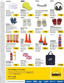 Builders Warehouse catalogue Page 48: Reflect-o-Site Safety Road Cones €159,00, Barrier Safety Netting €759,00
