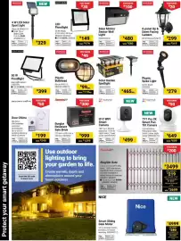Builders Warehouse catalogue Page 10: Eurolux 6-panel Up & Down Facing Lantern €299,00