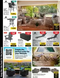 Builders Warehouse catalogue Page 12: KETER Troy Chair €2.999,00, Designhouse Gem Bar Table €1.299,00
