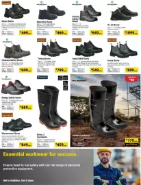 Builders Warehouse catalogue Page 47: BATA INDUSTRIALS Jobber Gumboots €179,00, Interceptor Askari Mid Boots €549,00