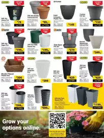 Builders Warehouse catalogue Page 5: ADDIS 300 mm Alto Pot €429,00, First Dutch Wooden Flatpack Planter Box €399,00