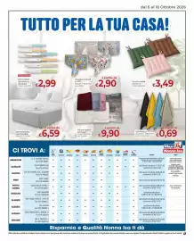 Volantino Maxi Nonna Isa Pagina 16: Tovaglia Cocktail in PVC €2,90, Parure tappeti per bagno €9,90
