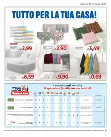 Volantino Maxi Nonna Isa Pagina 17: Tovaglia Cocktail in PVC €2,90, Parure tappeti per bagno €9,90