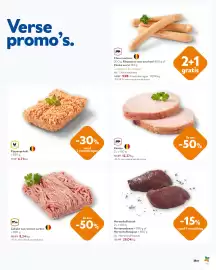 OKay folder Pagina 11: Gehakt van rund en varken €8,24, Kassler €16,49