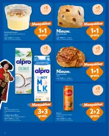OKay folder Pagina 4: Rozijnenbroodje €0,65, Homemade Desserts dessert met vanille en brésilienne €2,25