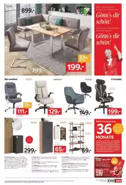 XXXLutz Prospekt woche 41 Seite 5: novel UVP: 2.198,-* STATT 1.279,-** 899,- 8 ECKBANK Büromöbel xora mit Baumkante UVP