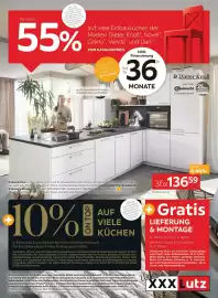XXXLutz Prospekt Seite 1: bis minus Aus- genommen alle Werbe-, Aktions- und XXXLutz Tipp- artikel aus diesem, den